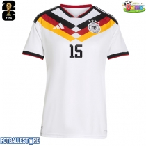 Tyskland Nico Schlotterbeck #15 Hjemmedrakt Dame VM 2026 Kortermet